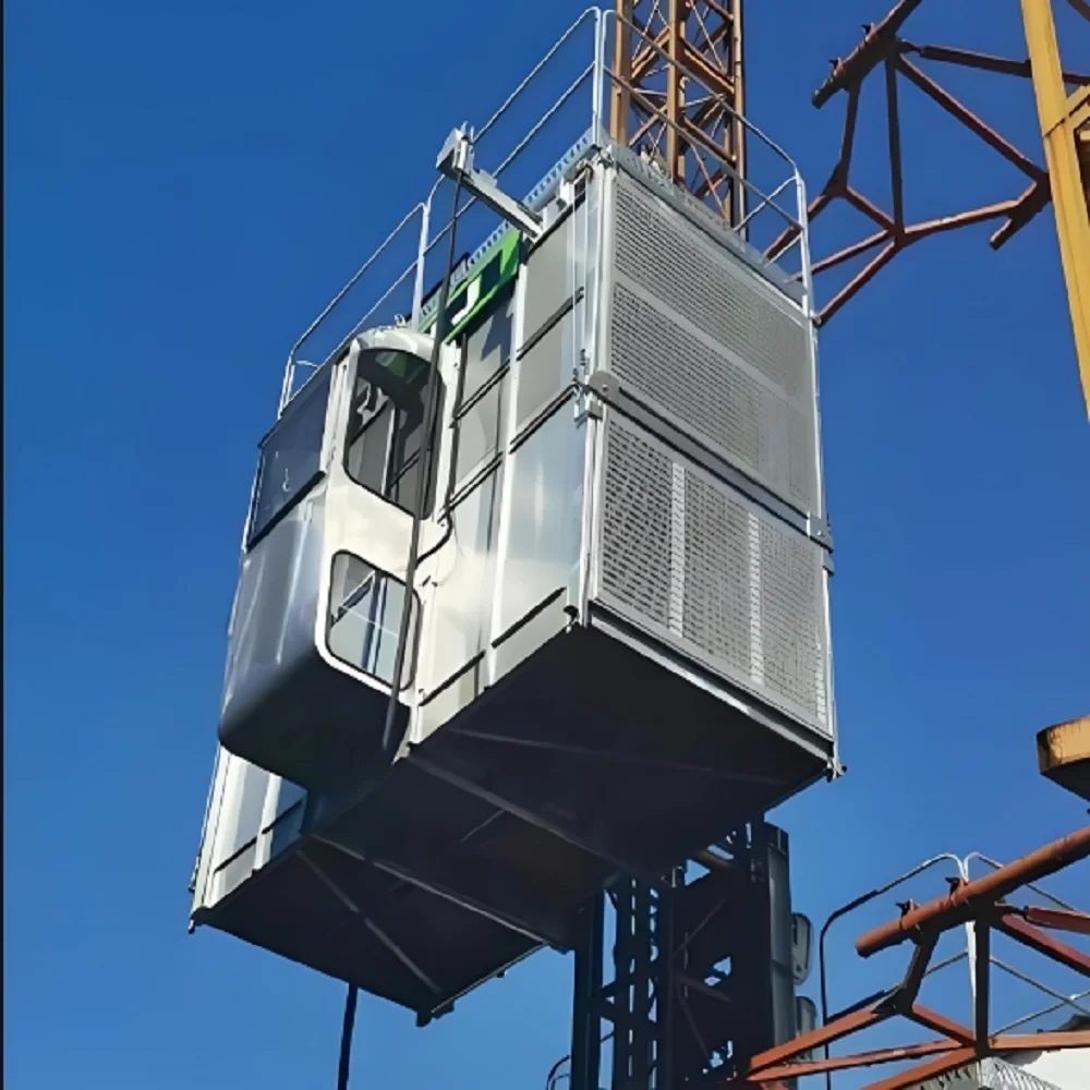 Reliable Electric Construction Hoist/Lifter Core Components-Engine Motor Gear Industrial Sites New/Used Construction Elevator