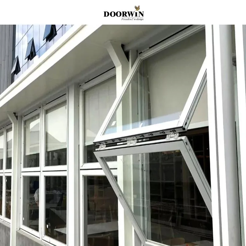 Good Lighting Aluminum Alloy Windows Folding Inside Grill Vertical Folding Window