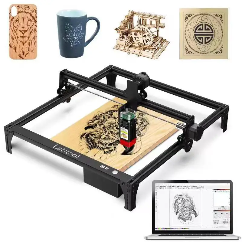 Latitool Brand Factory 10 kits F50 Buying Link Engraving Machine Engrave Laser Desktop Laser Engraving Machine