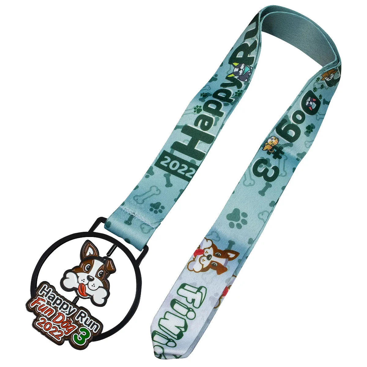 Personalized metal graduation medals cheerleading lacrosse pickleball tournament medals with lanyard no minimum.