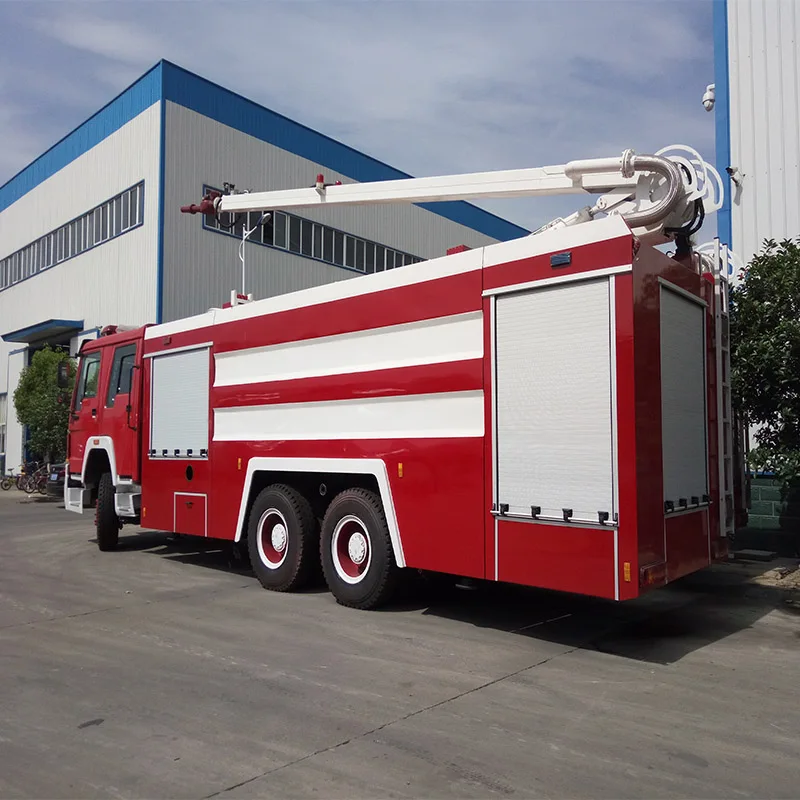 SINOTRUK HOWO 6x4 6x6 аварийно-спасательная 18 м водонапорная башня пожарная машина Автоцистерна с пенопластом лестница