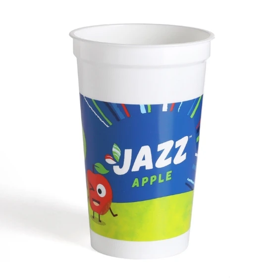 wholesale plastic cup 16OZ PP cups plastic party solo multi-color double-layer cup