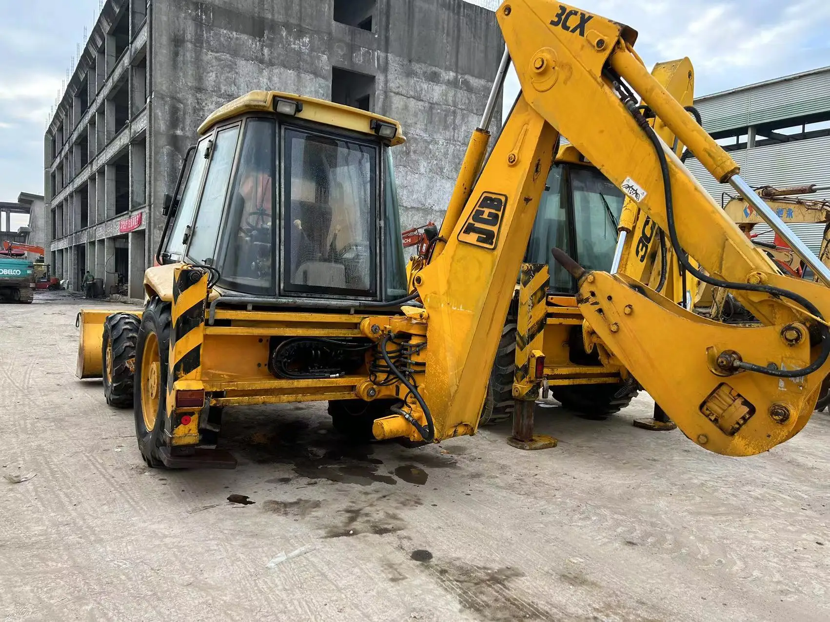 Real price!2023 Used JCB 3CX Backhoe Loader 68.5KW JCB Engine Farm use high working efficient excavator loader in sock for sale