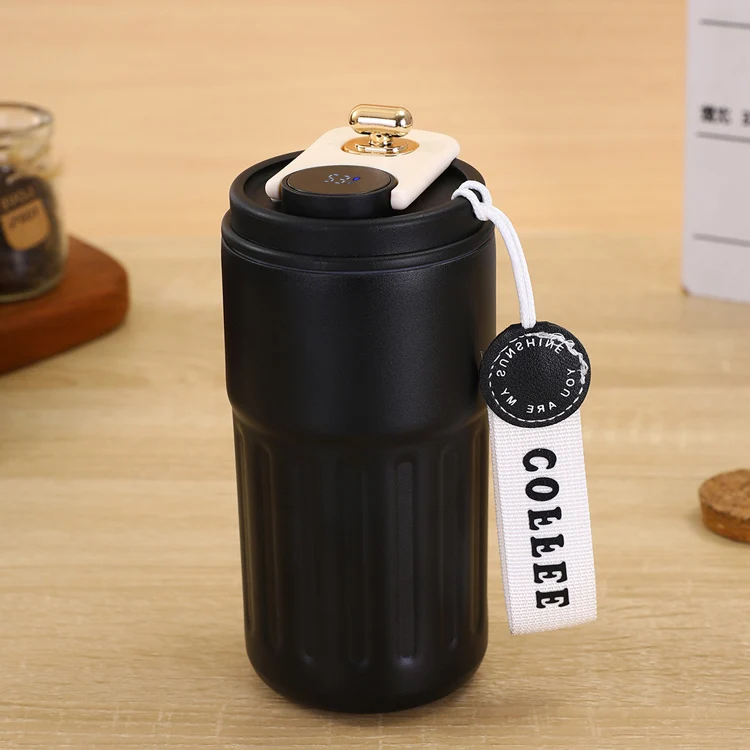 Hot Sale Creative Fashion Thermos Cup New Arrival 450 ml Intelligent Thermos 304 Stainless Steel Business Thermos Cups
