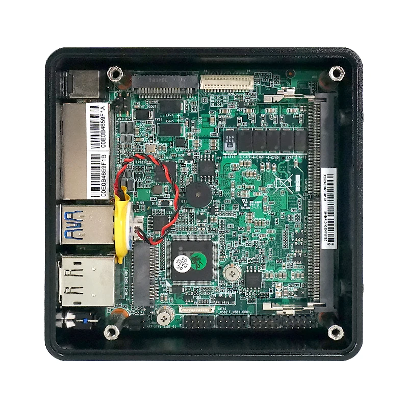 12th Alder Lake N100 Карманный брандмауэр маршрутизатор 1xDDR5 PCIE3.0x1 безвентиляторный мини-ПК 2xi226-V 2 5G LAN pfSense Proxmox ESXi сервер