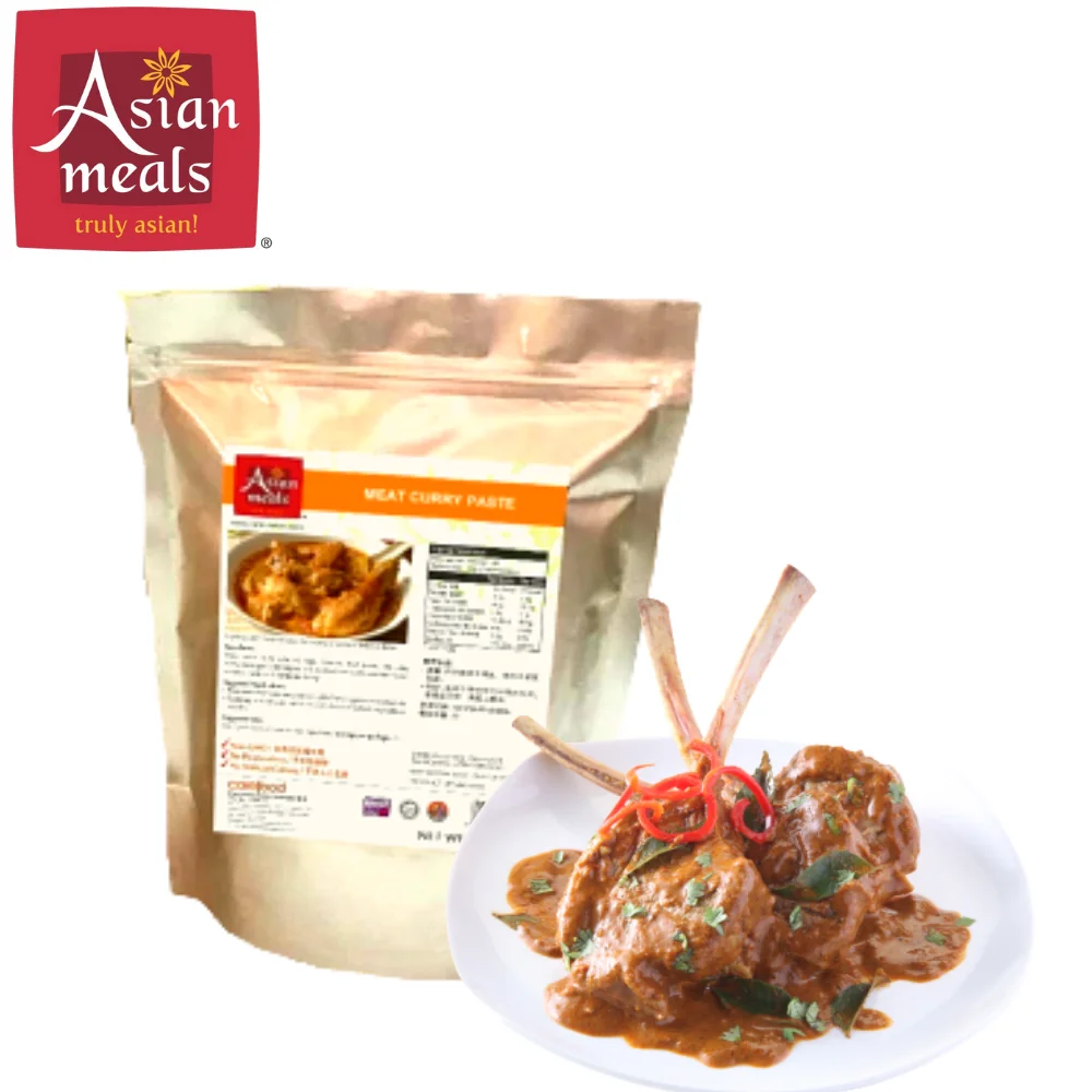 Wholesale Premium Quality Meat Curry Paste Spicy Malaysian Halal Delicious Eating Pack In A Bag - Indian Malay Chinese style