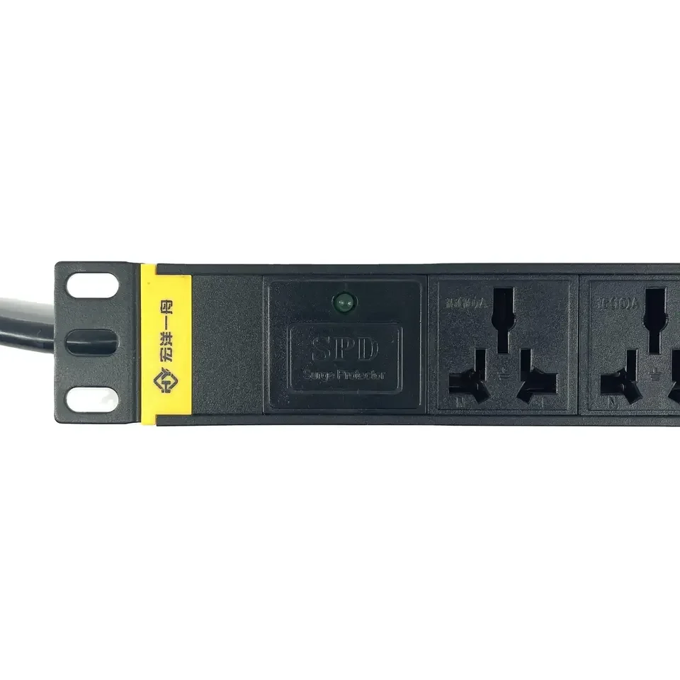 1U 19 Inch Network Server Rack Power Distribution 8 way  PDU UK type 220V PDU