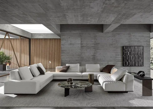 RUNXI Germany vintage style Vintage living room sofa High-Performance Textile Upholstery Designer Empire Apartment furniture