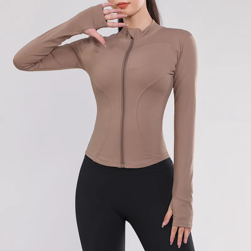 Tight Gym Clothes Long Sleeves Plus Size Sports Yoga Tops Women Sportswear Apparel