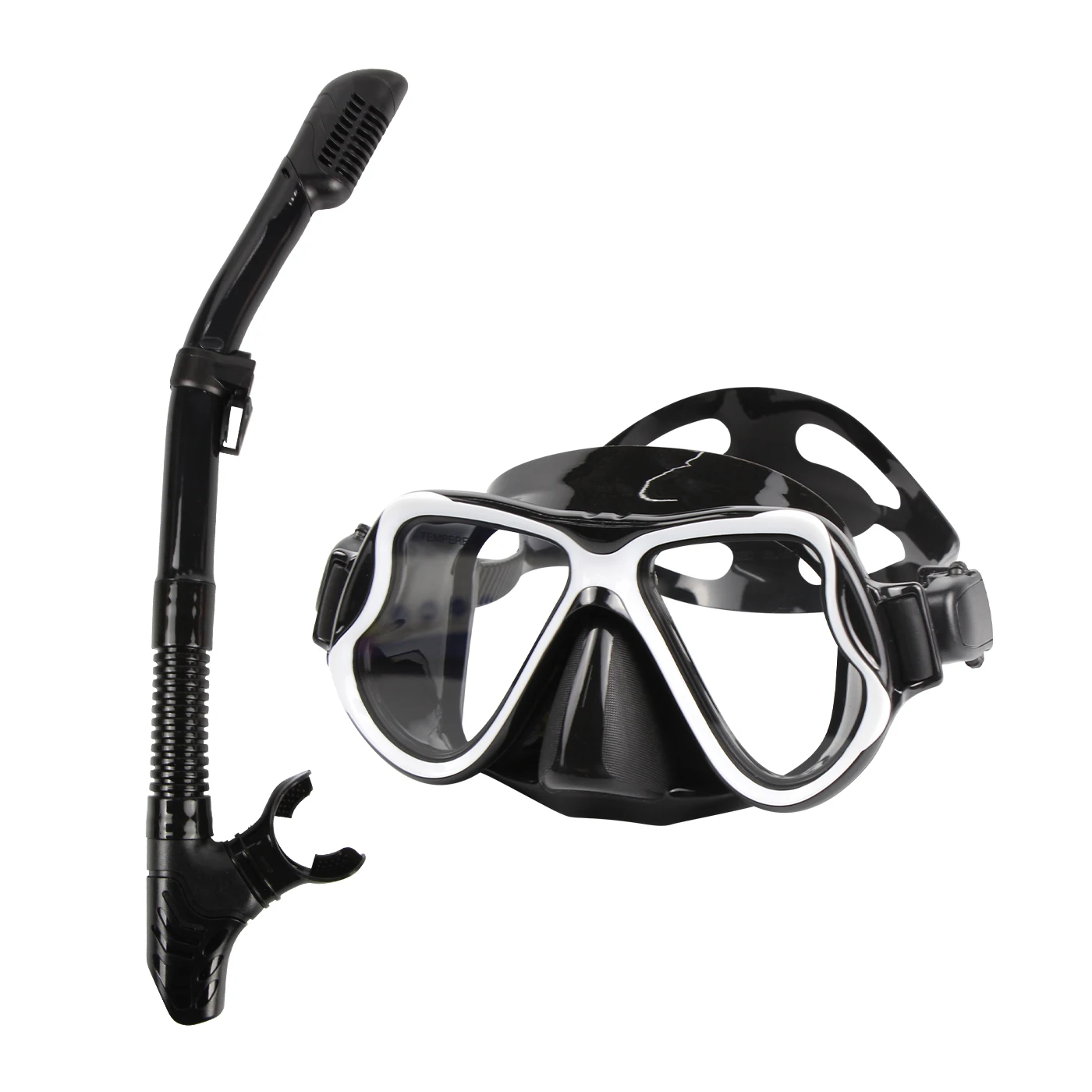 AQUA DIVE Silicone Training Fins Swimming Silicone Scuba Free Diving Mask And Snorkel Gear Set Swim Goggle Diving Masks