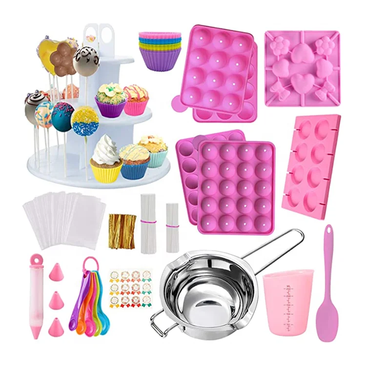 454 шт. форма для леденец шоколадный плавильный горшок набор приготовления тортов с 3-уровневой витриной