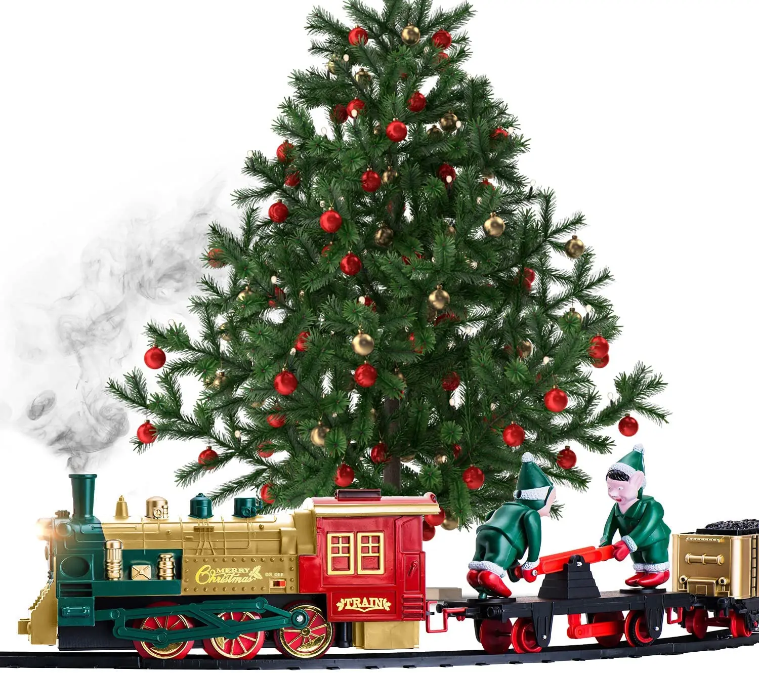 Festive & Party supplies Funny musical christmas electric train for sale HN832135