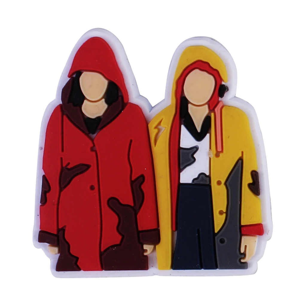 Wholesale New Hot Stranger Things 4 T Designs Charms PVC Shoes charms for Clog