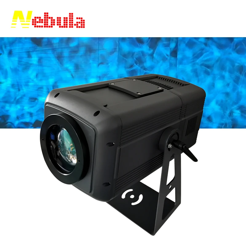 Nebula 200W LED Zoom Outdoor Water Ripple Ocean Wave Flow Floating Lighting DMX Gobo Projector