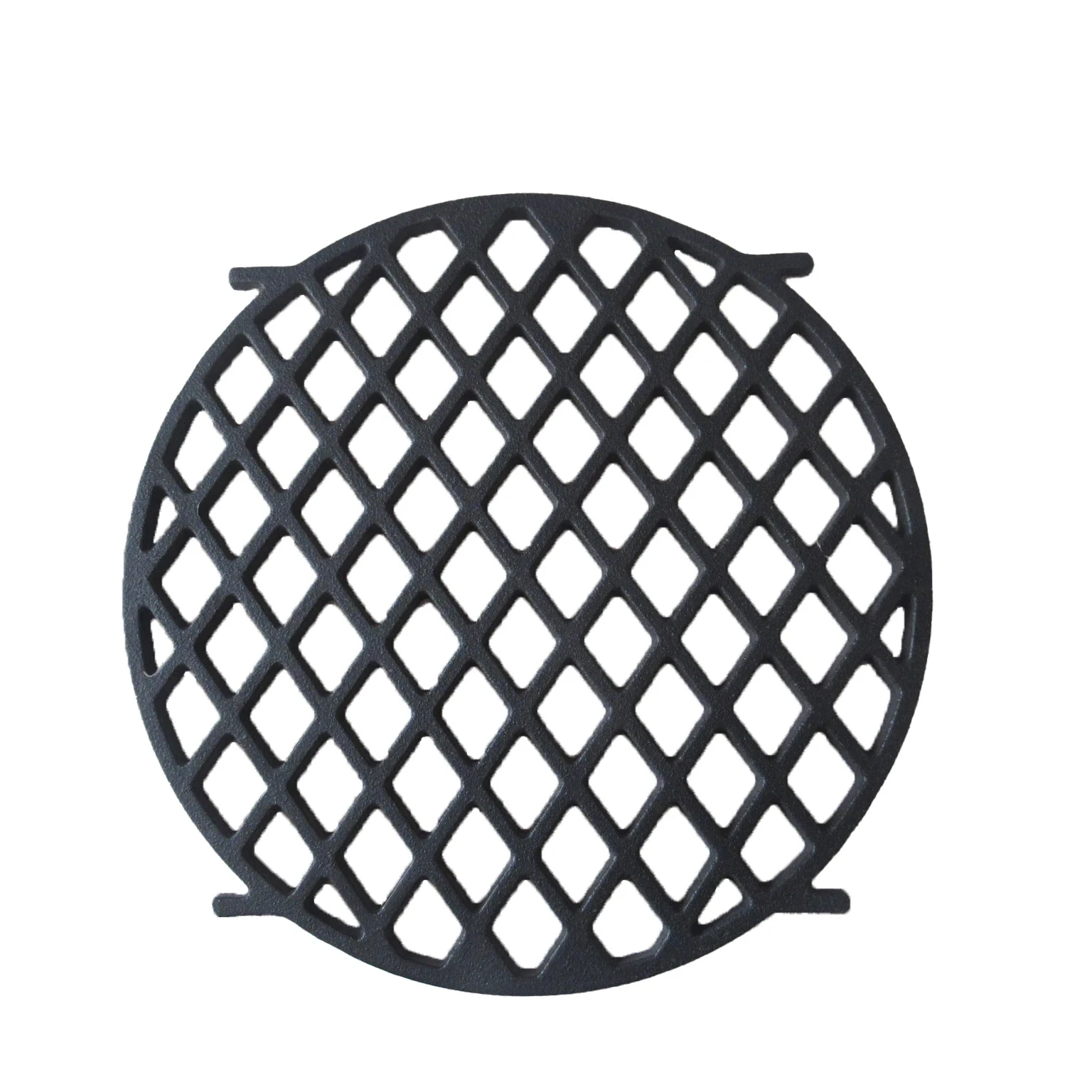 WZ cast iron cookware Roasting Round mesh Nonstick Top Griddle Mesh Bbq Vegetable Fry Grill Cast Iron Griddle Pan