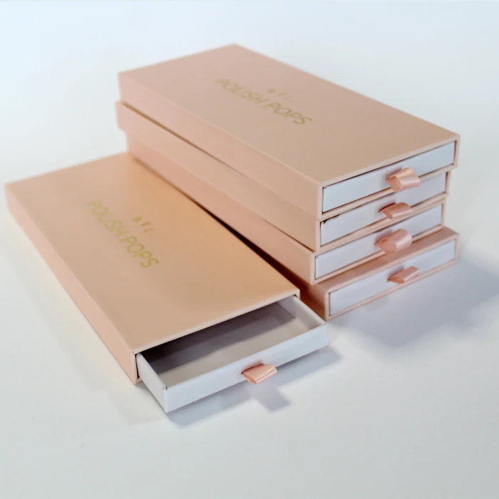 luxury custom lash eyelash cosmetic boxes press on nail product package custom logo packaging box