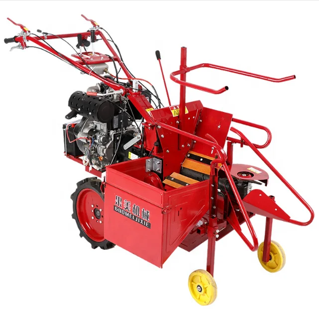 New style mini Walking Type Corn maize Harvester Maize Harvester for power tiller