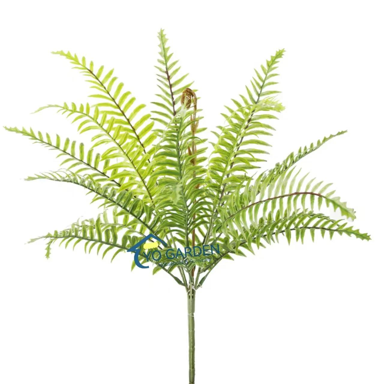 New Arrival Wedding Indoor Home Garden Decoration Shrubs Bushes Persian Grass Plants Plastic Artificial Fern Leaves