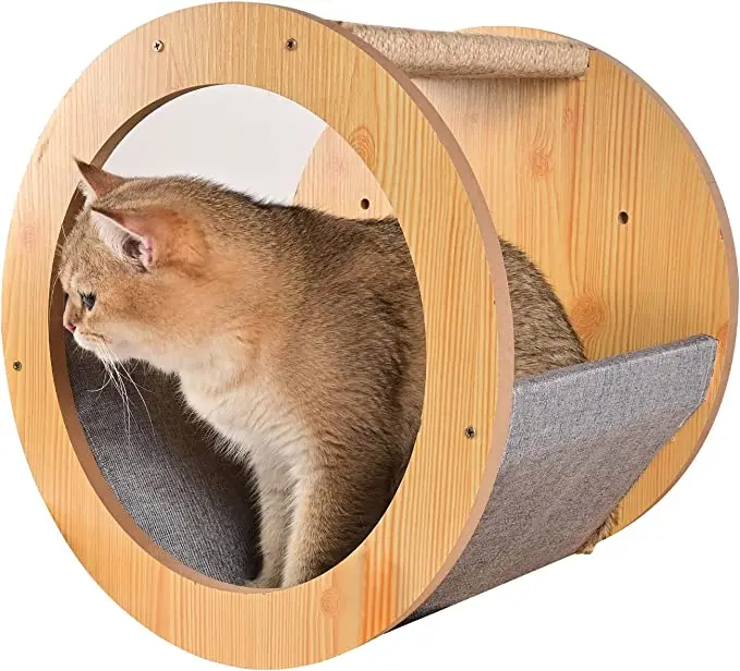 Деревянный гамак для кошек