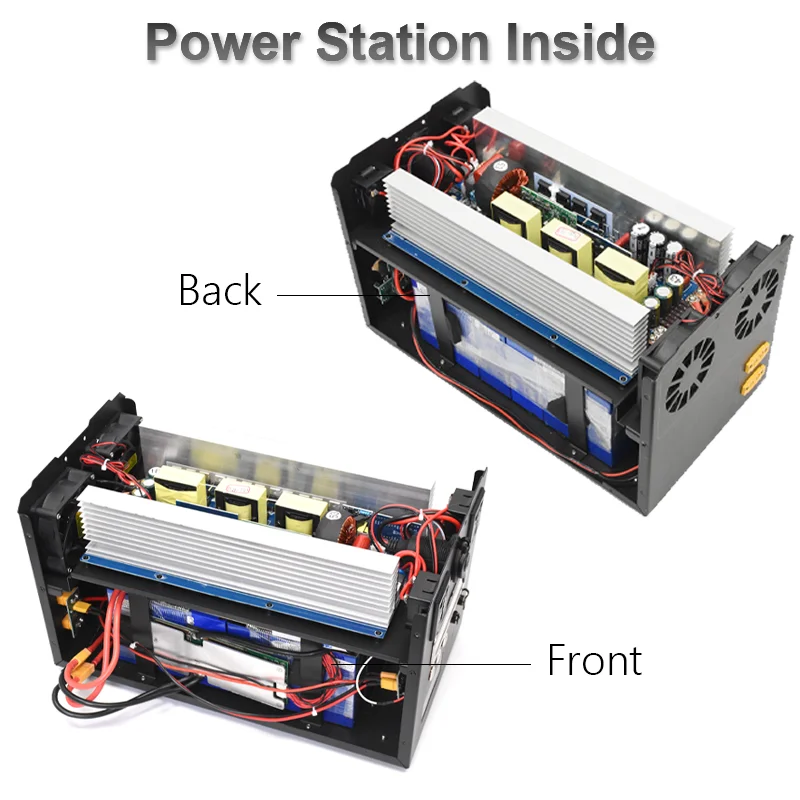 portable 220v power station without battery 1500w portable solar energy power station pure sine wave portable power station