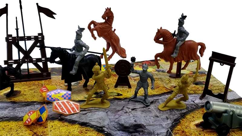 Заводской Лидер продаж рыцарь римский солдат оружие щит игрушка и осадный автомобиль набор игрушек средневековая война 40 шт.