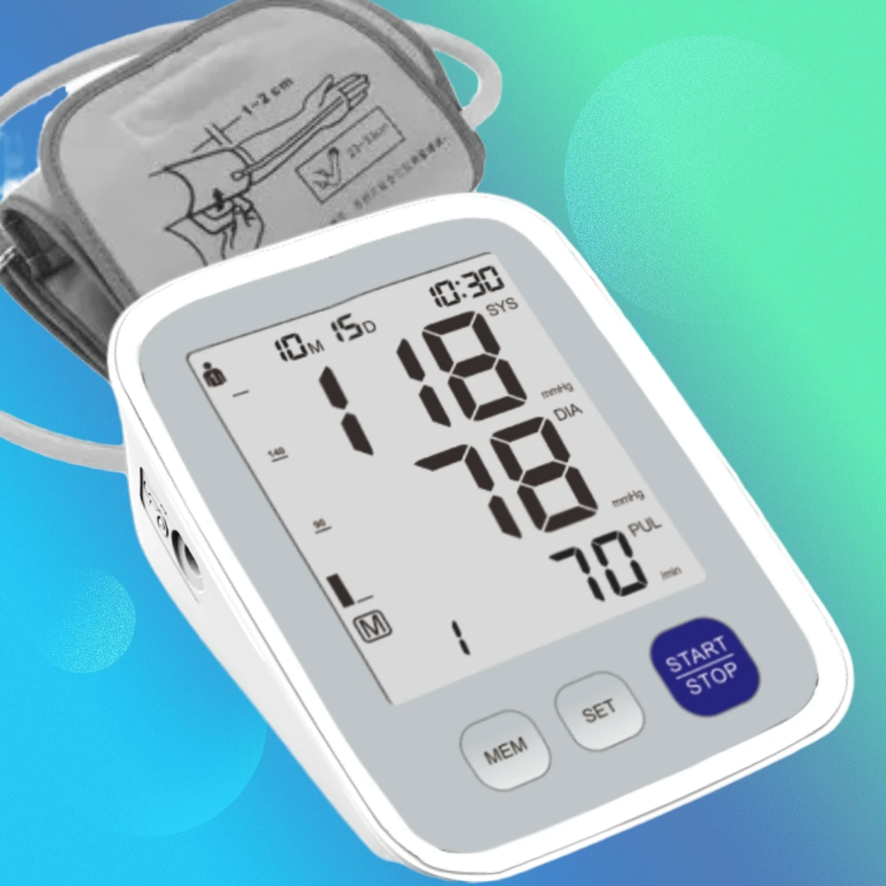 Hot Sale Apparatus For Measuring Pulse And Monitors Best Pressure Machine Blood Pressure Monitor