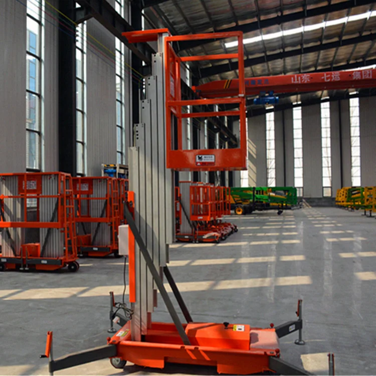 10m portable residential single person aluminum alloy lifting work platform