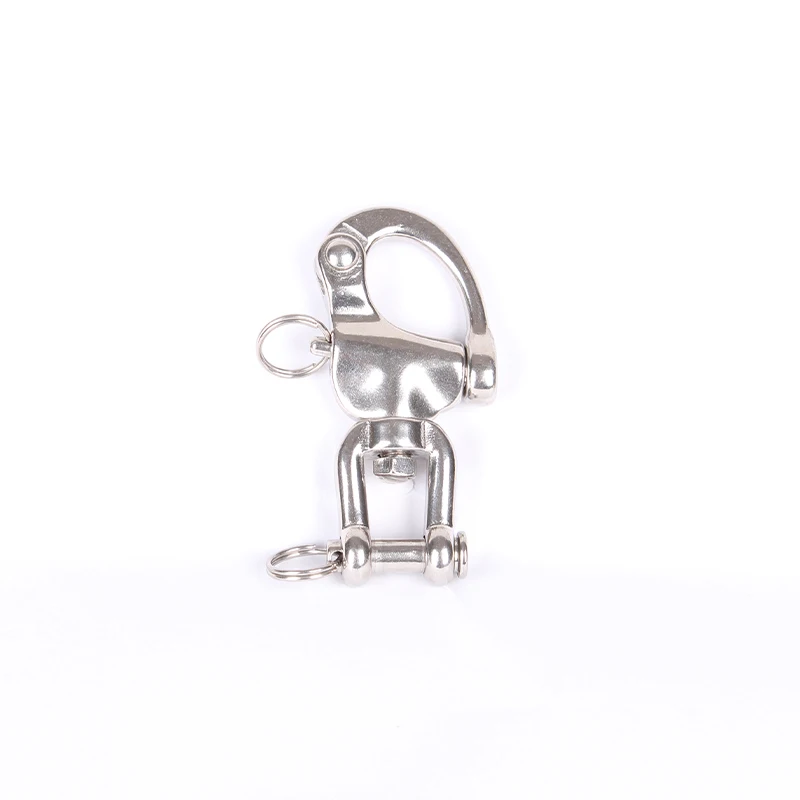 Supply Low Price Egg Shape Fixed Eye Quick Release Diving Clips Jaw Swivel Snap Shackle For Sailboat