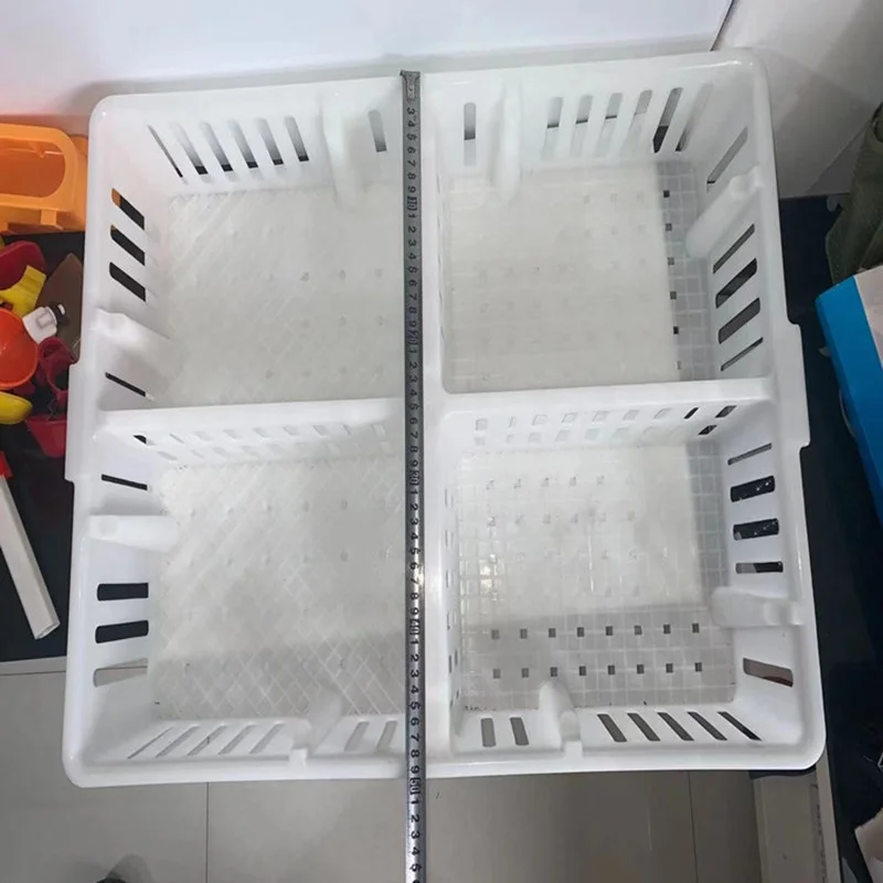 Живая курица Клетка для цыплят пластиковую коробку птицы пластиковые транспортный ящик утка голубь