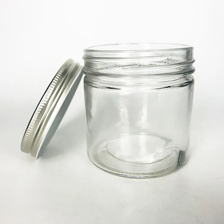 400 ml wide mouth breakfast honey bee jam mason glass jar with metal cap