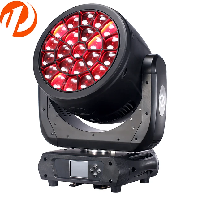 Super Dj Stage Wash Dmx RGBW 7 In 1 Zoom Pixel Led 22x 60w Bee Eye Beam Light Moving Head
