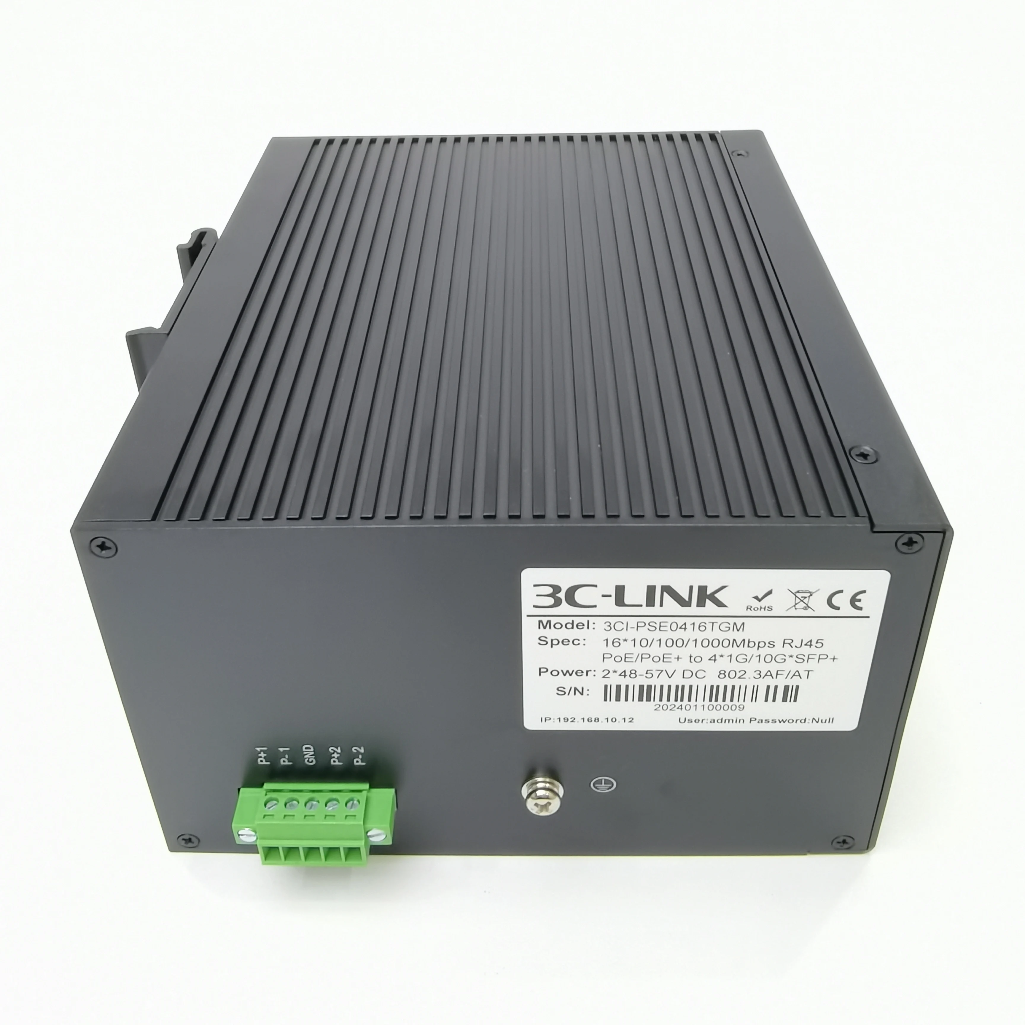 Powerful features L2/L3 Managed 4*10G SFP+ 16 POE ports  Industrial Switch Fiber Optic Switch