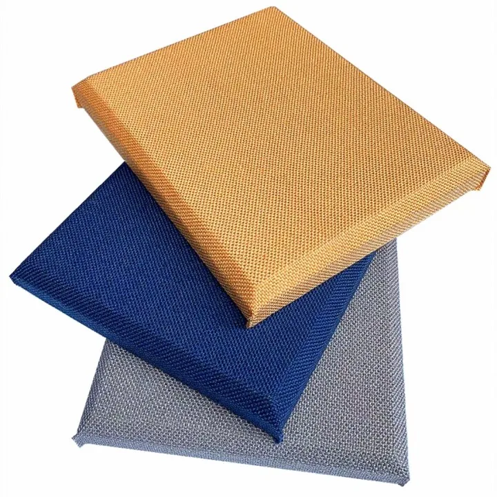 panneau acoustique soundproof fiberglass room acoustic process material manufacturer