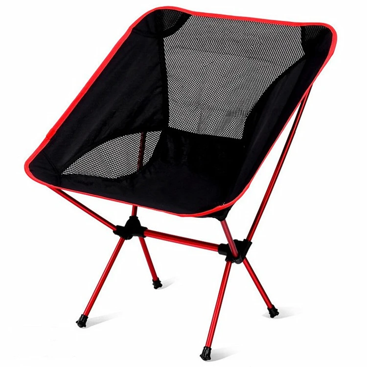 Outdoor Folding Moon Chair Ultralight Aluminium Camping Chair Beach Chairs