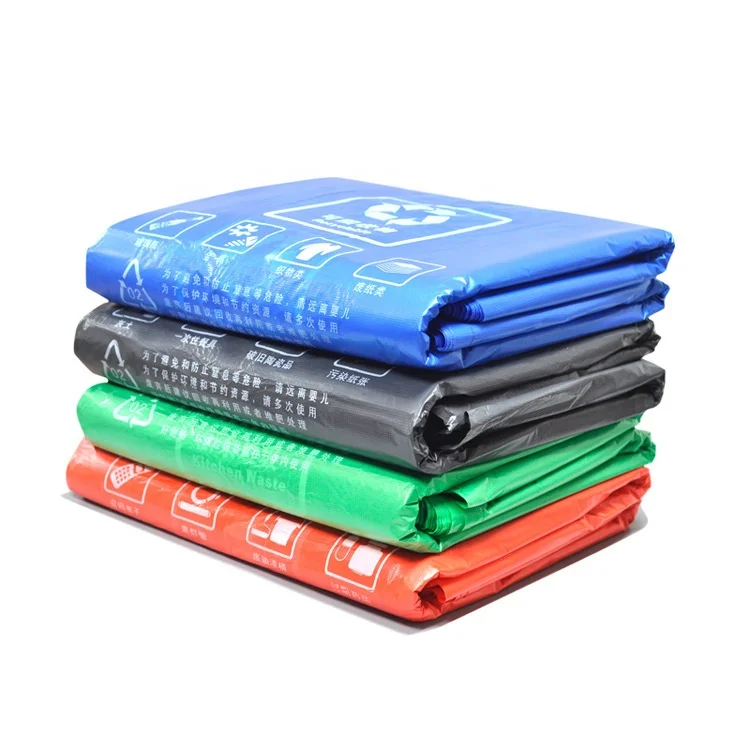 Wholesale Customizable Heavy Duty Compostable Trash Bags PBAT & PLA PE Custom Logo Packaging