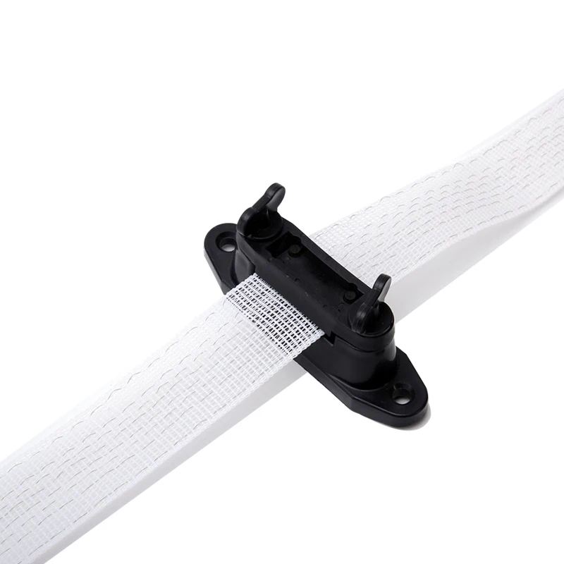 Black plastic animal easily assembled electric fence corner clamp insulator for wire