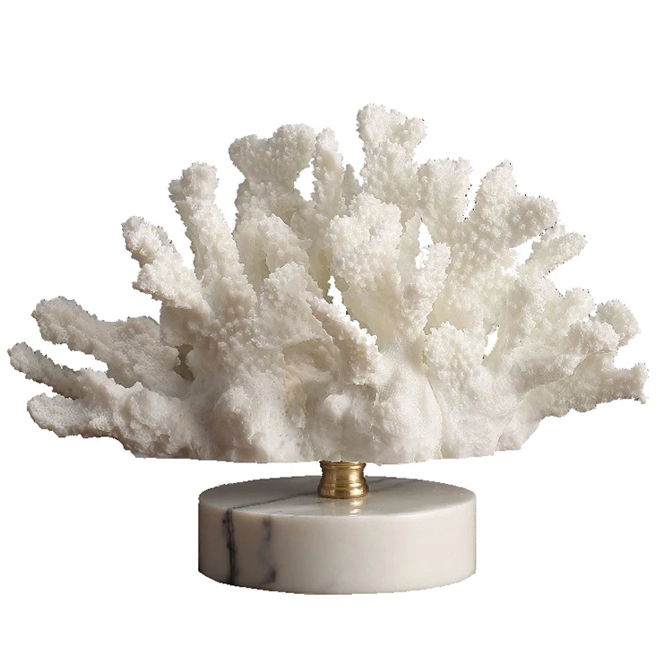Wholesale Home Table Accessories Craft Supplies Items Resin Coral Home Decoration