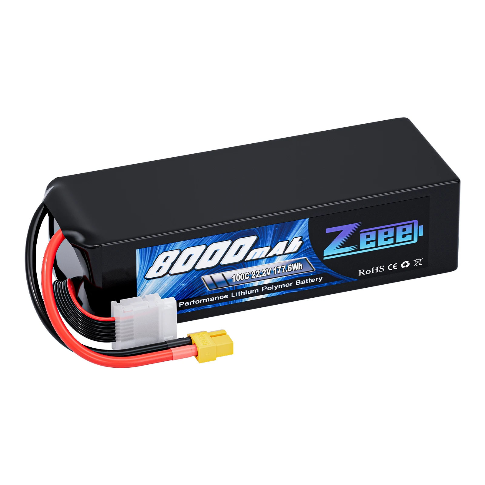 Zeee lipo аккумулятор 6S 22 2 V 7500/8000/9000/10000/12000mah 100C для FPV батарейки дрона лидер продаж
