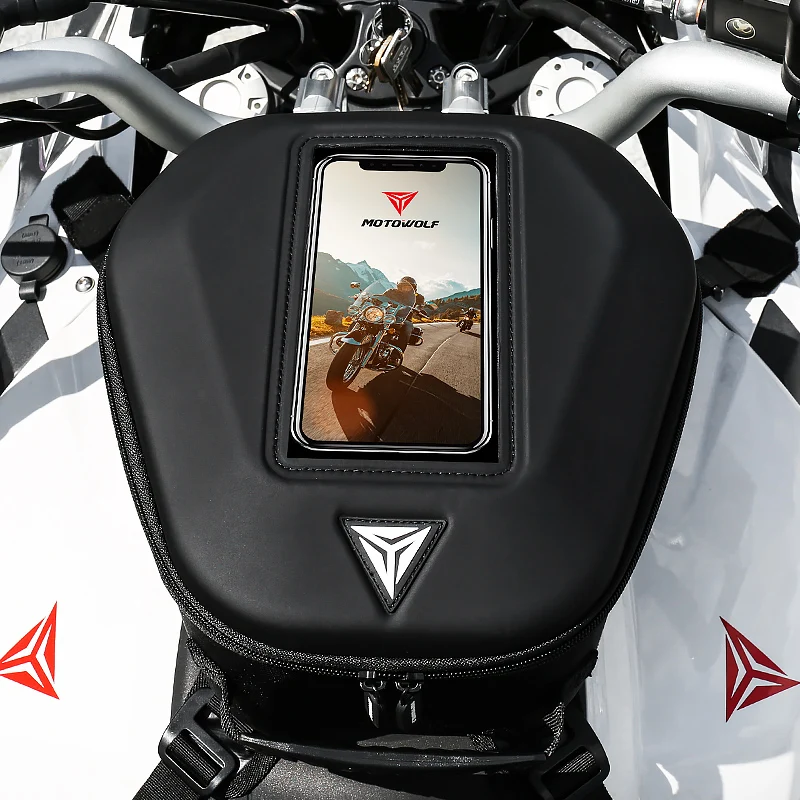 Motowolf прочная универсальная коробка для доставки Givi Tank Bag водонепроницаемая сумка хранения на