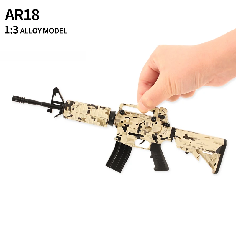 M4a1 игрушечный карабин реалистичная модель пистолета металлический настоящий безопасный пистолет для мальчиков подарок разборка 28 см