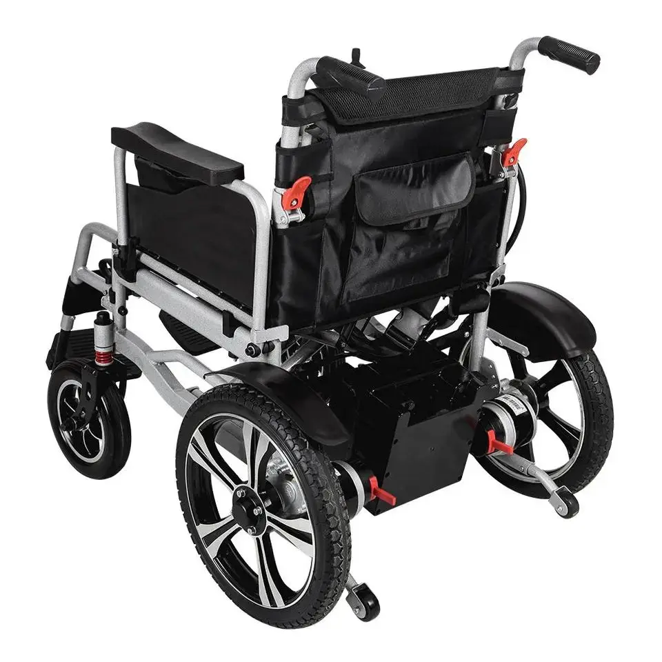 Steel Folding Power Electric Control Electric Wheelchair For The Disabled