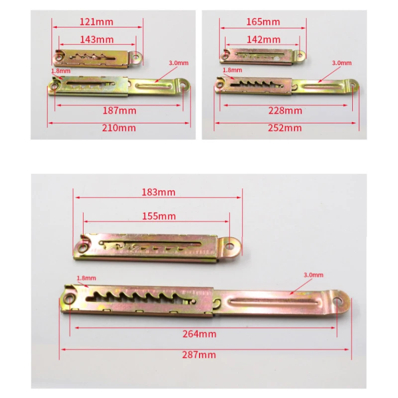 20.058 Hot Sale Furniture Hinges Lifting Hinge Adjustable Strip Telescopic Rod Student Desk Rod Ratchet Hinge for Sofa Backrest