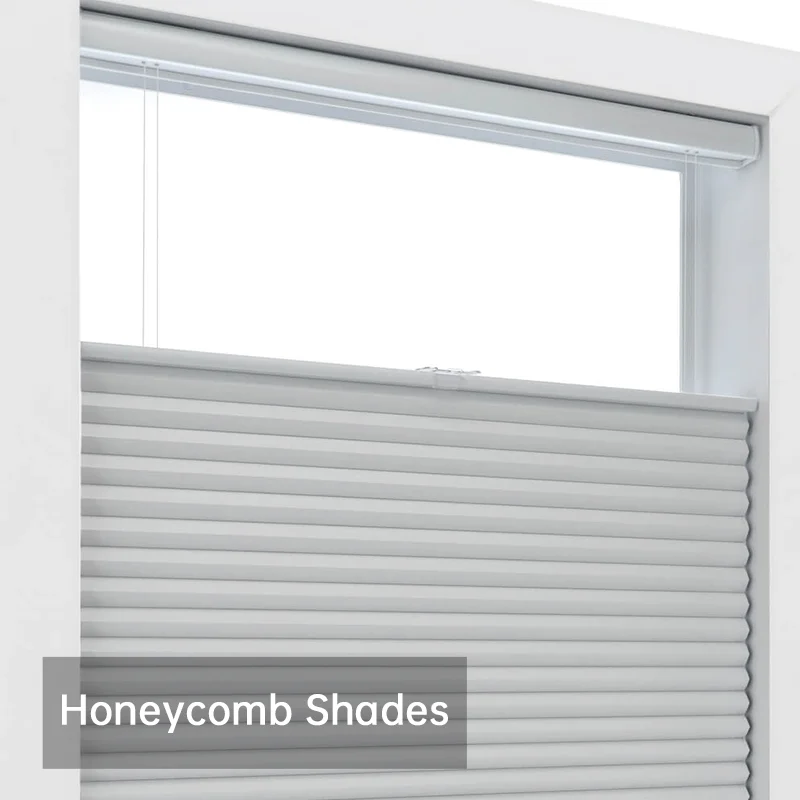 Fabric Motorized Automatic Honeycomb Cellular Blinds Automatic Reduction Temperature Cellular Blinds
