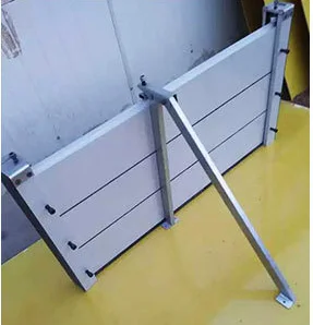 Customized Aluminum Anti flood barrier gate for garage home use