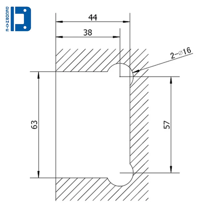 Decormate hardware 90 degree Wall to Glass Standard Shower Door Hinge Glass Hinge Brass Hinge