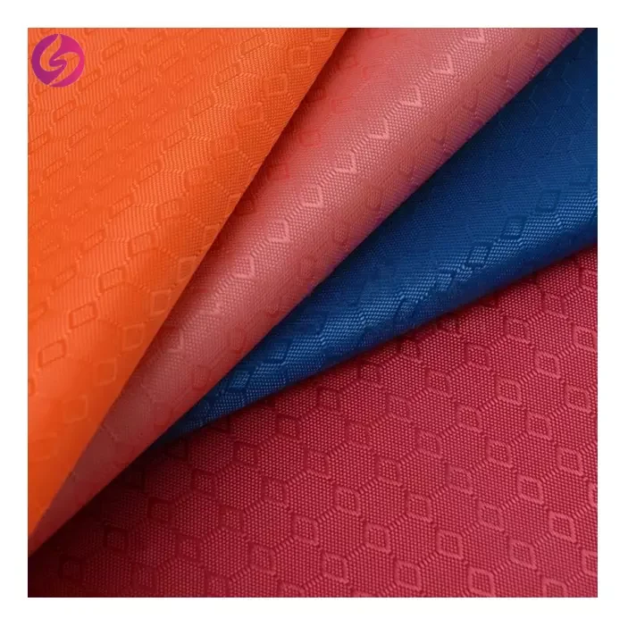 Hot sale 100%polyester 420D rip-stop dobby pvc coated woven dobby fabric jacquard oxford fabric for backpack luggage bags