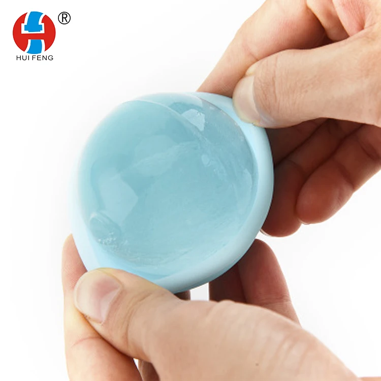 Low temperature resistant, convenient, easy to clean, silicone round ice hockey with cover, whiskey ice block mold