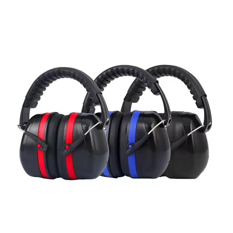 32dB High SNR NRR Foldable Safety Earmuff For Ear Protection Factory Price Safety Earmuffs noise soundproof ear defenders