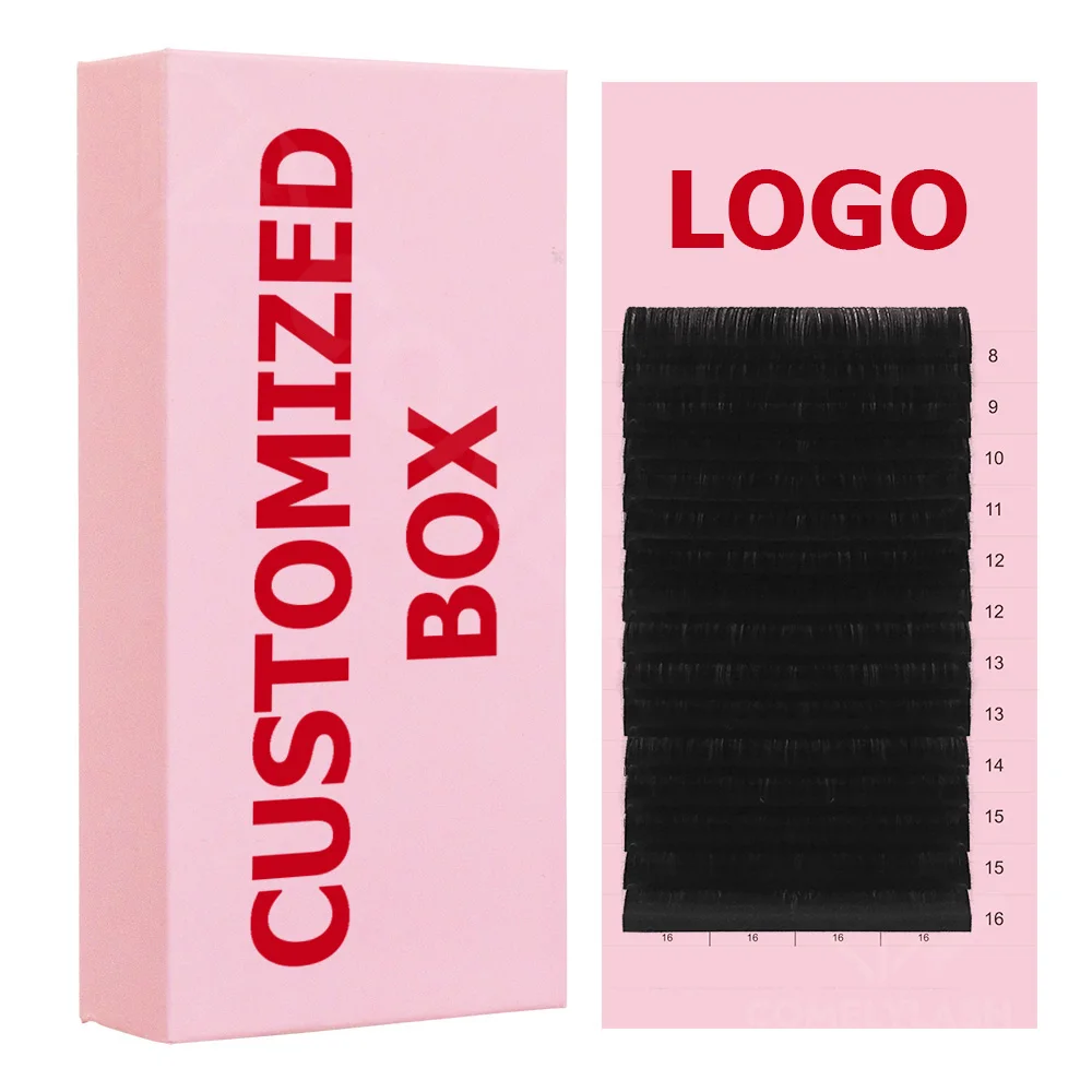 Comelylash Wholesale Eyelash Extensions And Eyelashes Extensions Individual With Matte Black Eyelash Extension 25MM