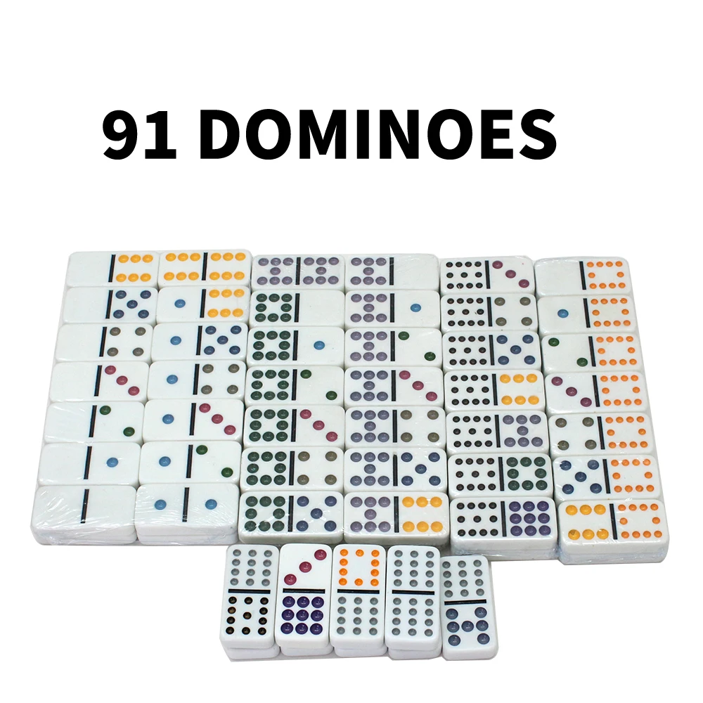 Dominoes Set for Adults and Kids - Domino Set for Classic Board Games